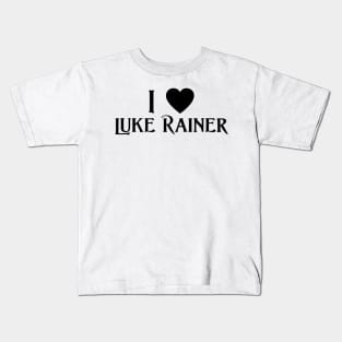 I Love Luke Rainer Kids T-Shirt